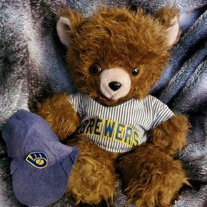 Milwaukee Brewers Vintage Plush Bear